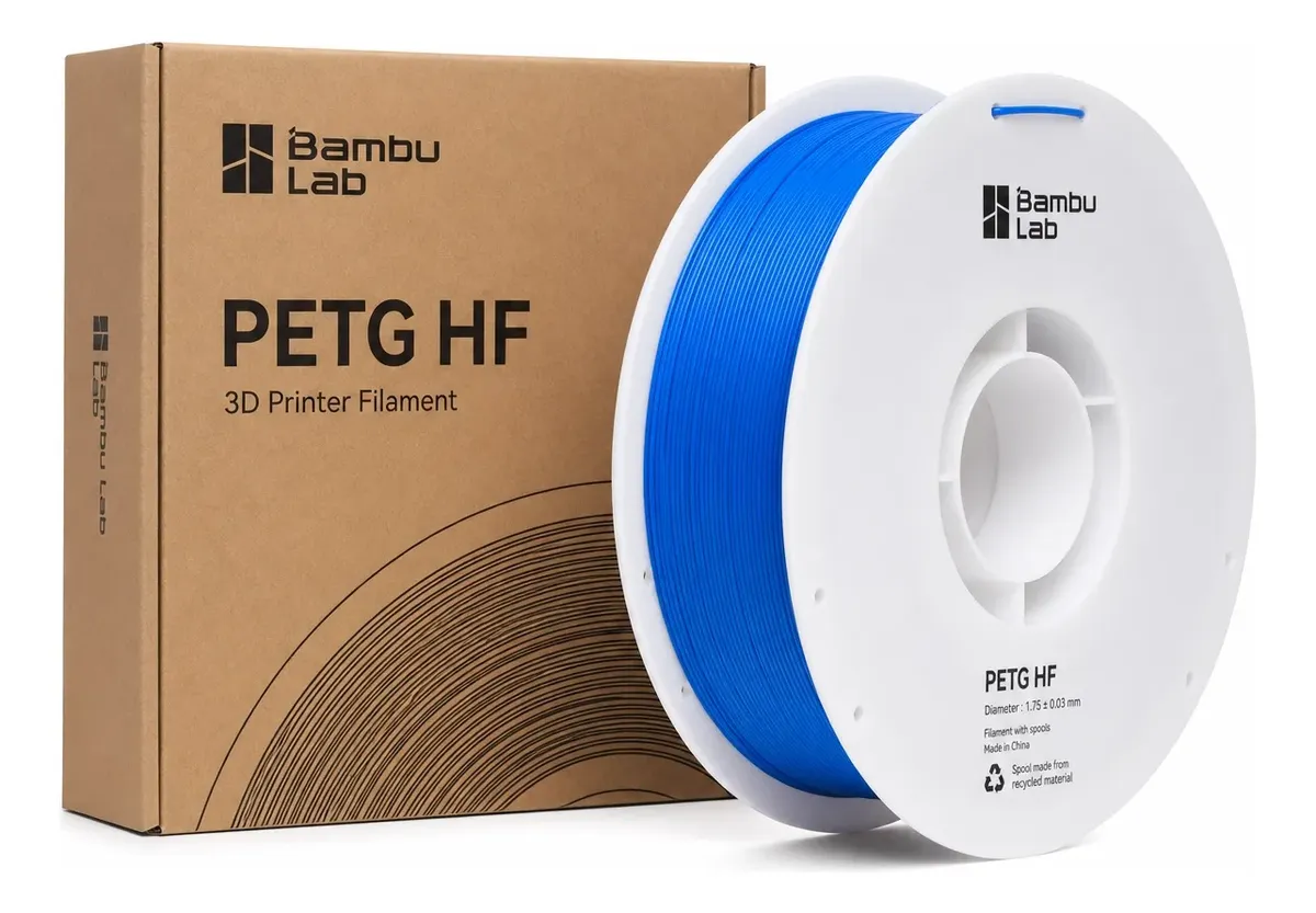 Filamento 3D Bambu Lab PETG HF 1.75mm – 1kg | Alta Fluidez y Resistencia Superior