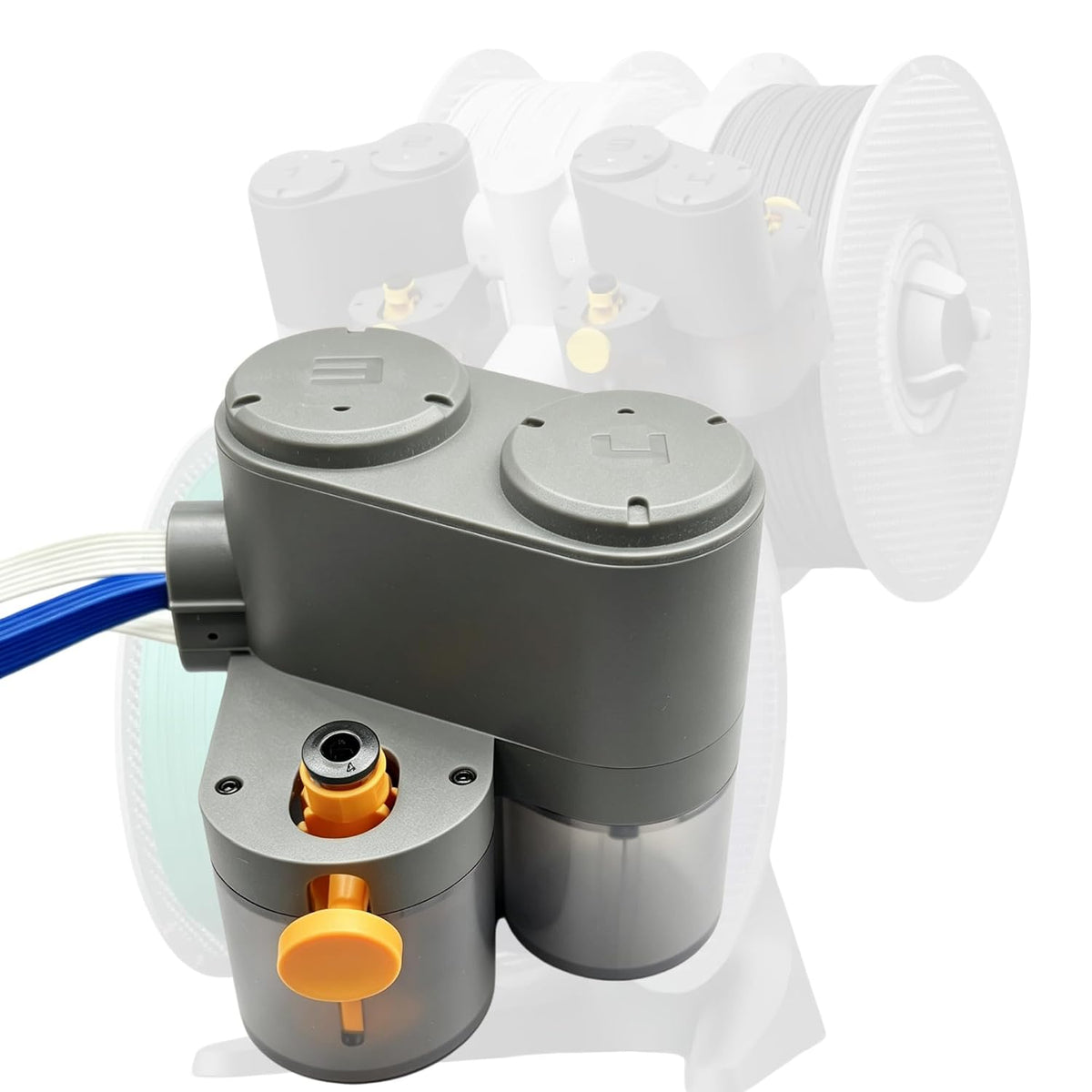 AMS Lite Feeder Unit Right (Slot 3 & 4) Replacement Motor Assembly, Dual-Feed Drive Repair Kit Compatible with A1/A1 Mini 3D Printer, Fix Filament Feed Errors & Restore Multi-Color Printing