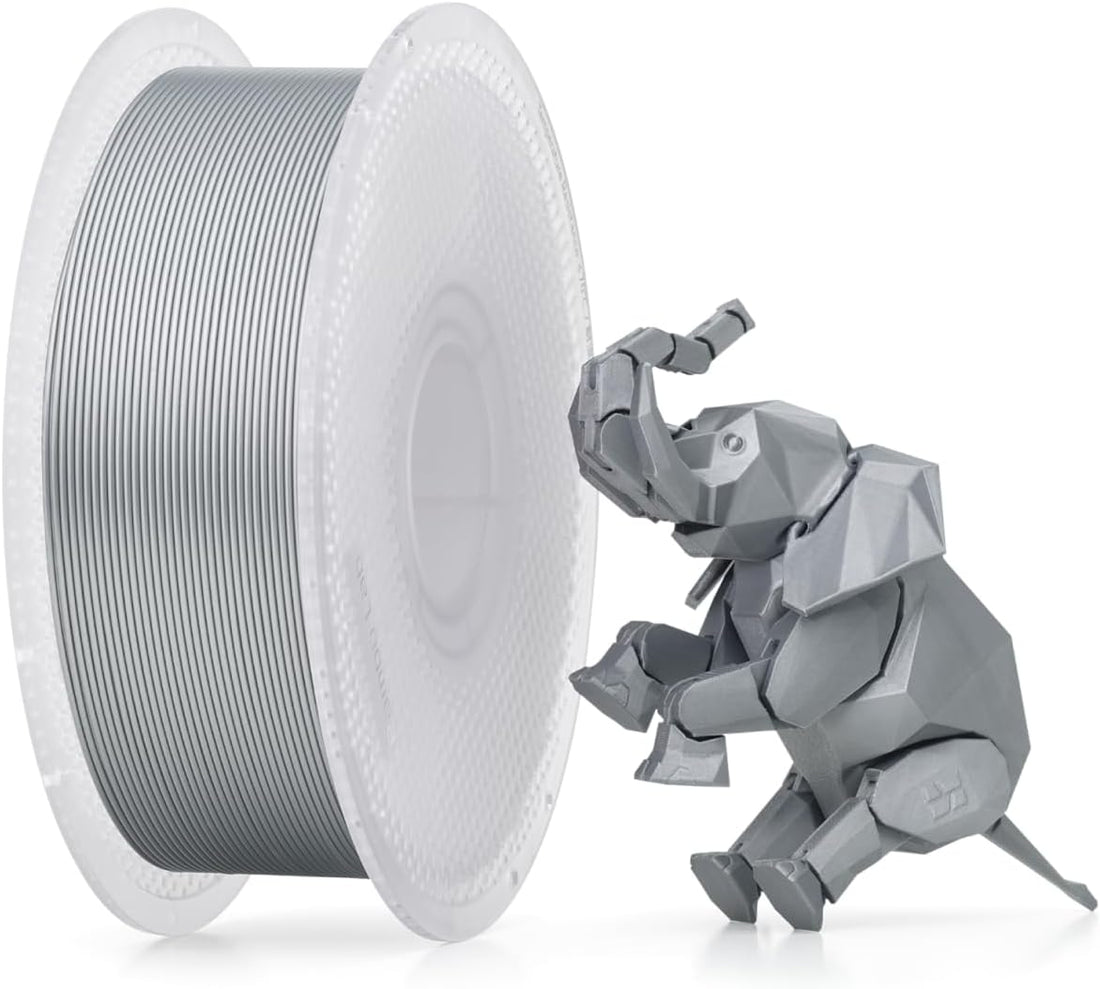 Filamento Bambu Lab PLA Basic Plata 1kg — detalle 3