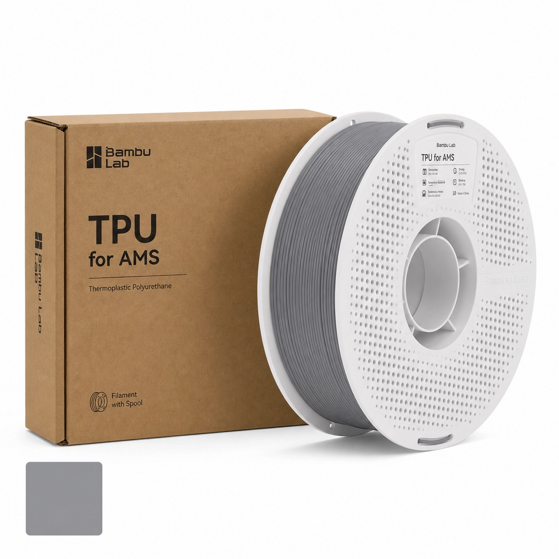 Filamento Bambu Lab TPU for AMS 1.75mm 1kg — detalle 2