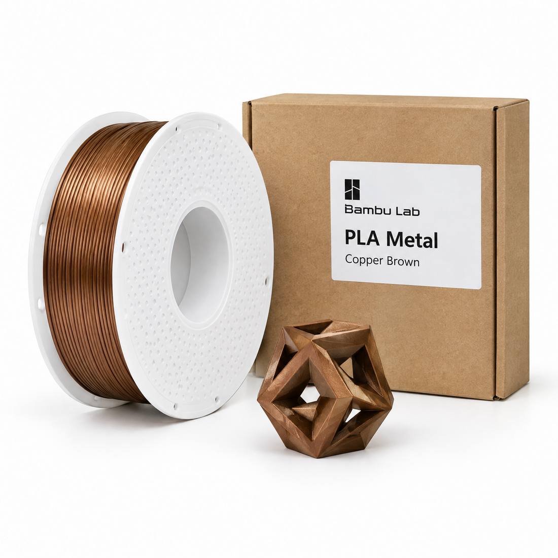 Filamento Bambu Lab PLA Metal 1.75mm 1kg — detalle 9