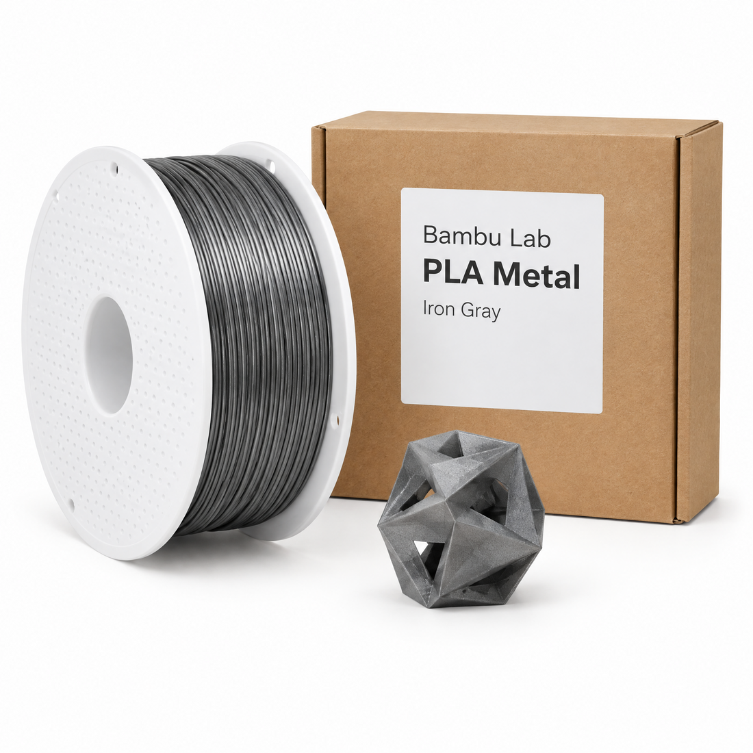 Filamento Bambu Lab PLA Metal 1.75mm 1kg — detalle 2