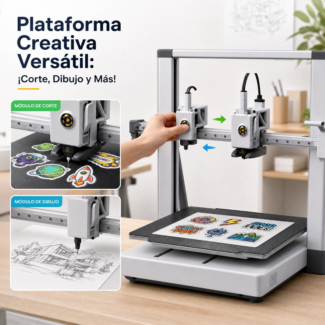 (PREVENTA)Impresora 3D Bambu Lab A2L Gran Volumen 330x320x325mm Multicolor AMS Compatible — detalle 3