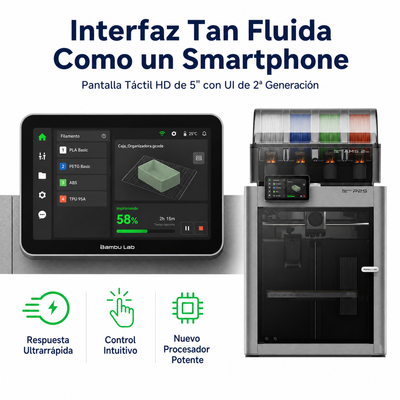 Preventa Impresora 3D Bambu Lab P2S Combo Multicolor con AMS 2 Pro
