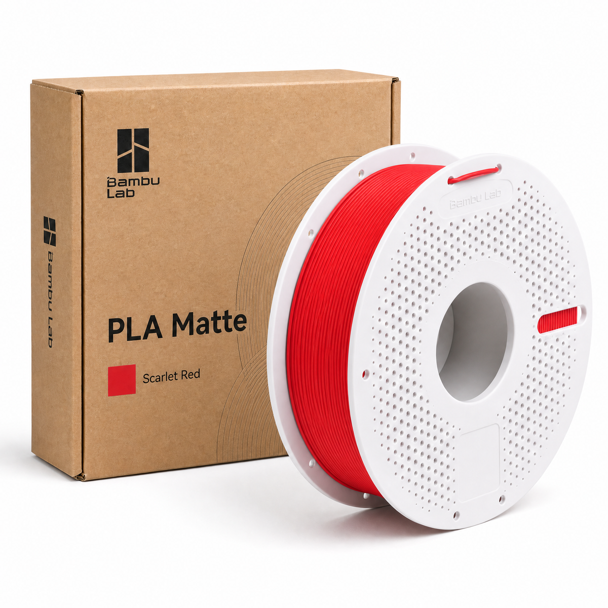 Filamento 3D Bambu Lab PLA Mate Blanco Marfil 1.75mm – 1kg | Acabado Mate y Alta Precisión de Impresión