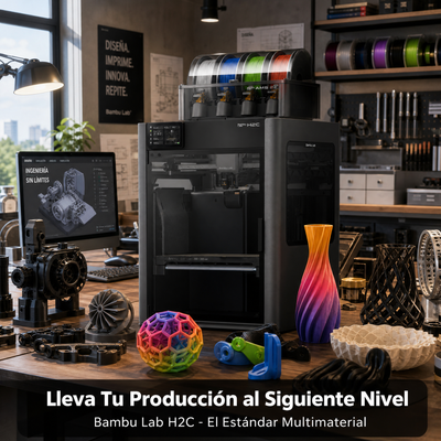(Preventa) Impresora 3D Bambu Lab H2C Combo 330 × 320 × 325 mm