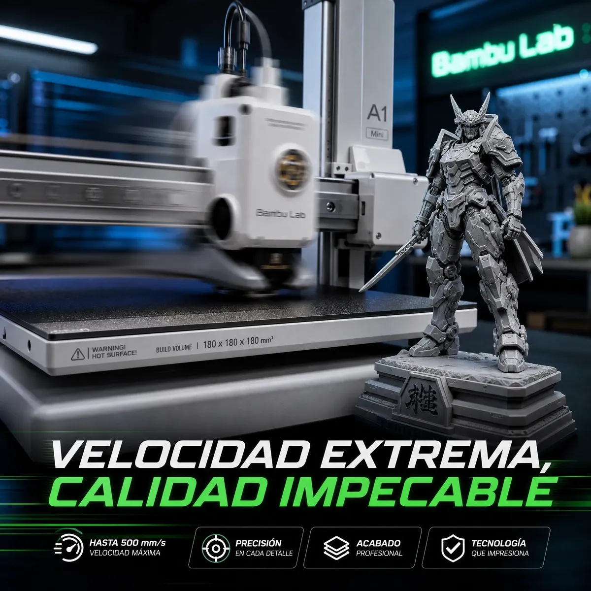 Bambu Lab A1 Mini Combo | Impresora 3D — A1 Mini Combo con AMS Lite