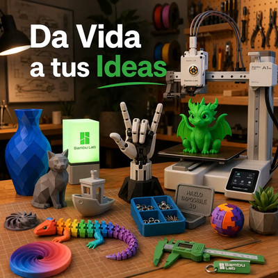 Impresora 3D Bambu Lab A1 Mini Combo (A1 Mini + AMS Lite)