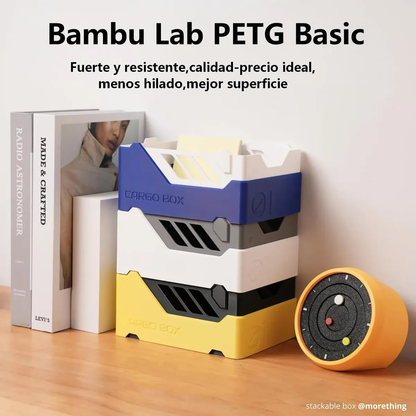 Bambu Lab PETG Basic Filamento 3D Resistente y Durable 1 kg 1.75 mm