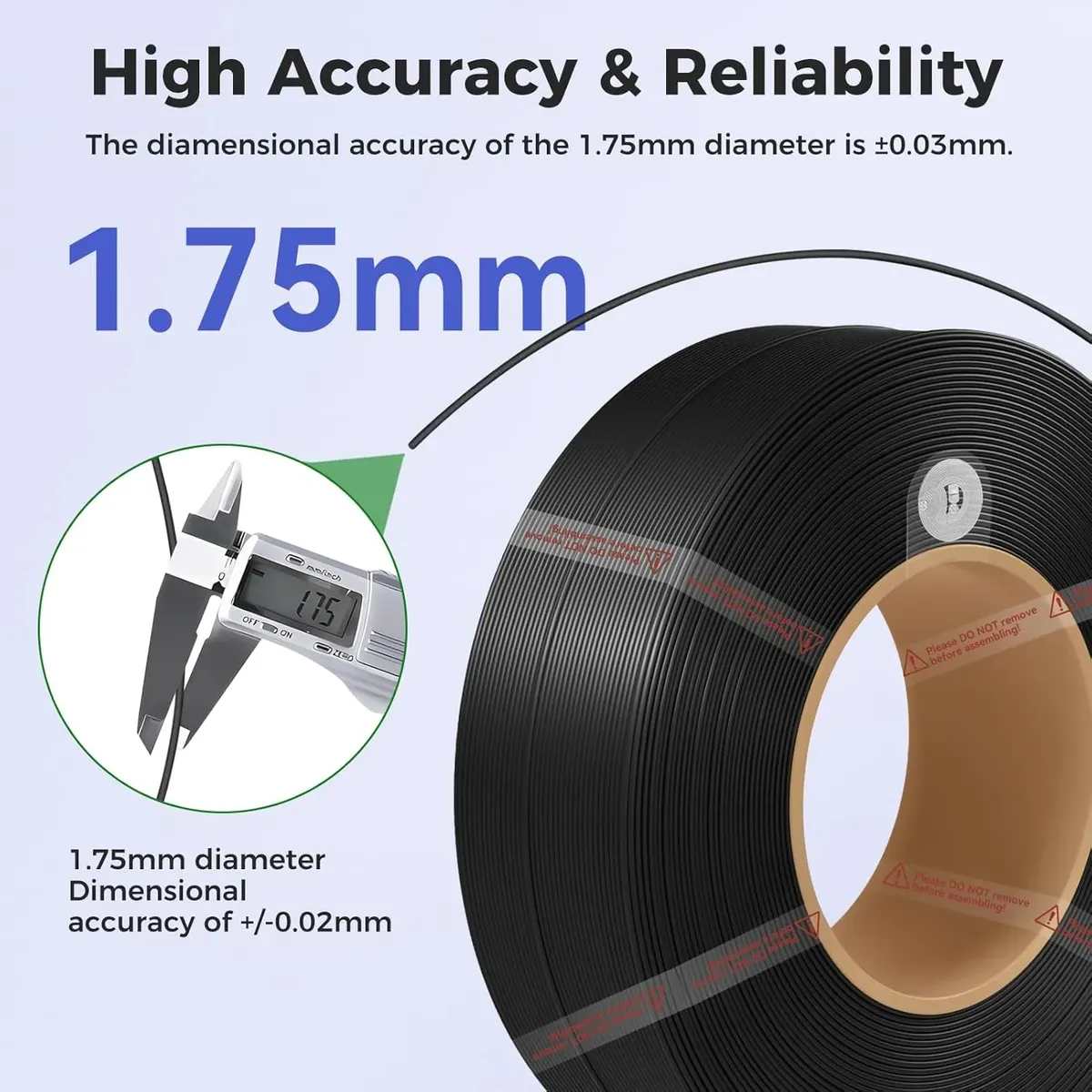 Bambu Lab PETG Basic Filamento 3D Resistente y Durable 1 kg 1.75 mm