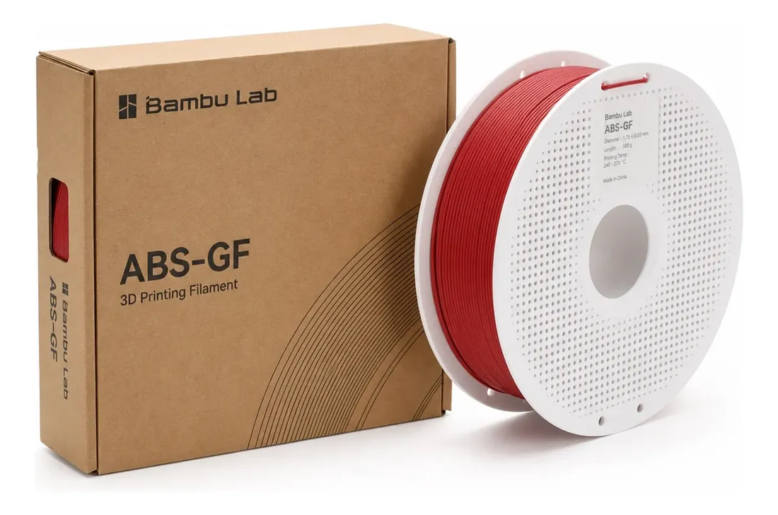 Filamento Bambu Lab ABS-GF 1.75mm 1kg Fibra de Vidrio Reforzado — detalle 3