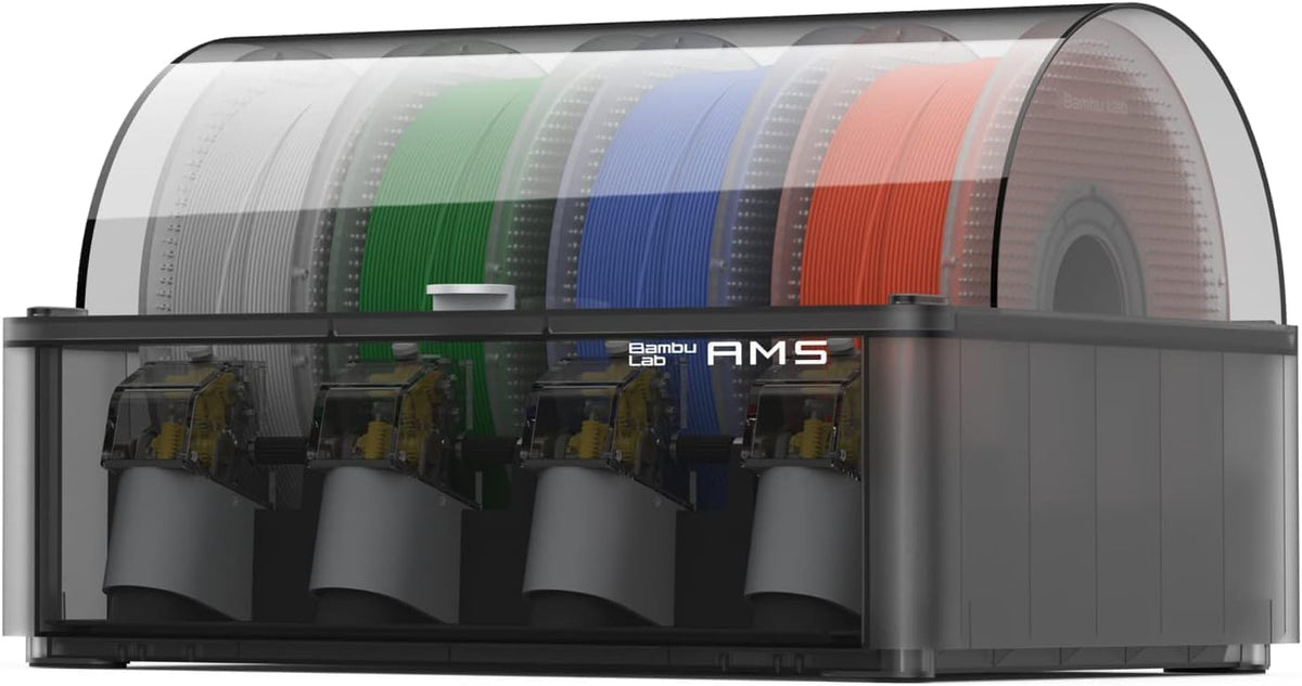 Bambu Lab AMS 2 Pro. Automatic Material System. 65°C Drying | Support Multi Colors/Materials 3D Printing. 65℃ Active Filament Drying. Filament Auto-loading