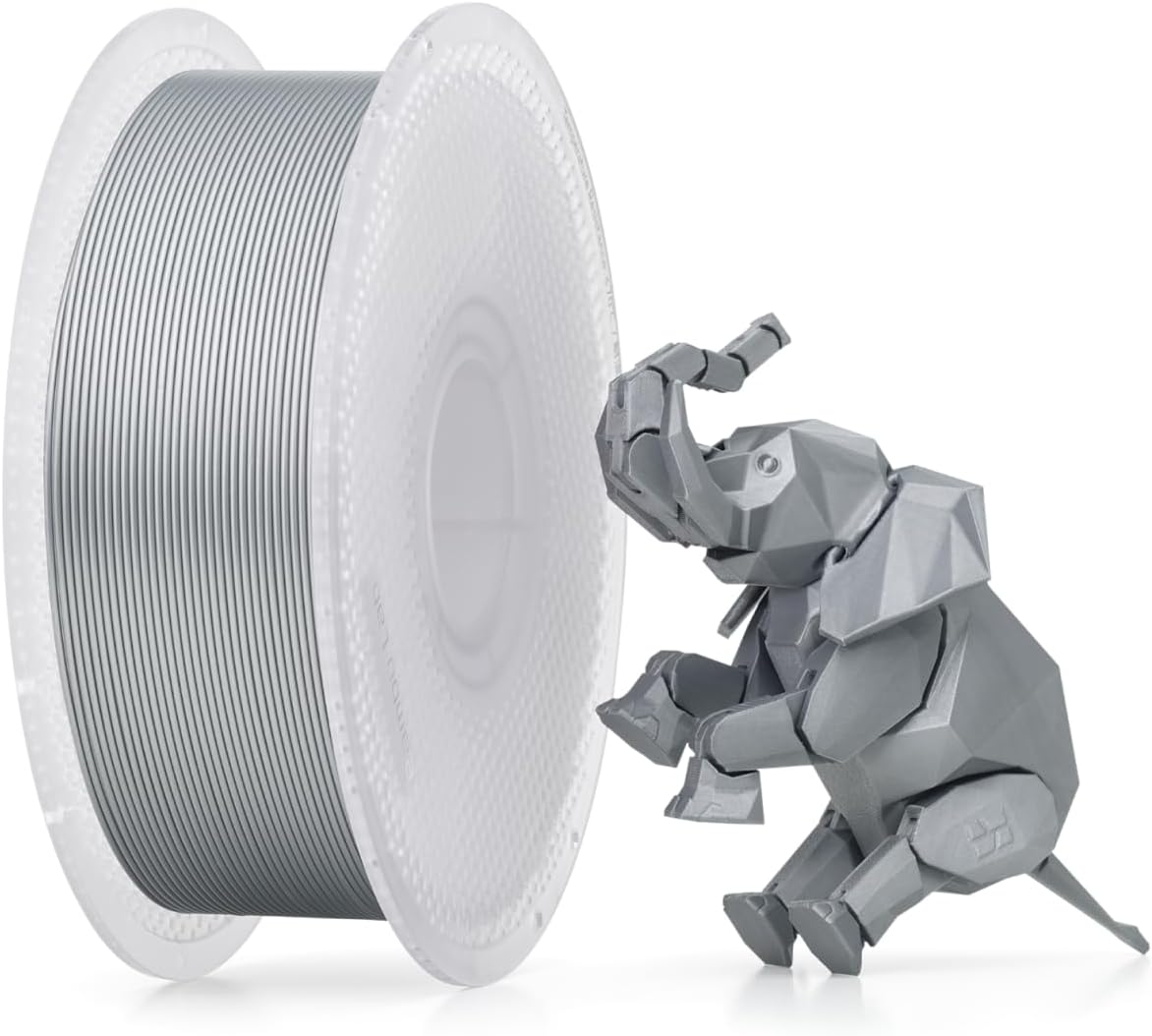 Filamento Bambu Lab PLA Basic Plata 1kg