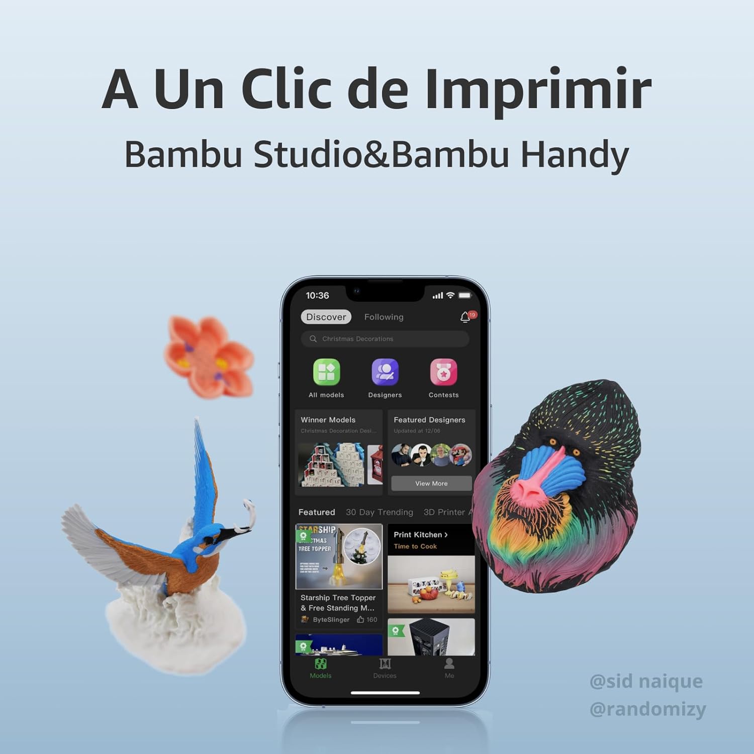 Impresora 3d Bambu Lab A1 Alta Velocidad y Precisión,Volumen de construcción: 256 x 256 x 256 mm
