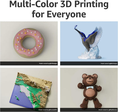 Bambu Lab AMS lite-Automatic Material System | Support Multi Colors/Materials 3D Printing. Filament Auto-loading.Compatible with Bambu Lab A1 Series