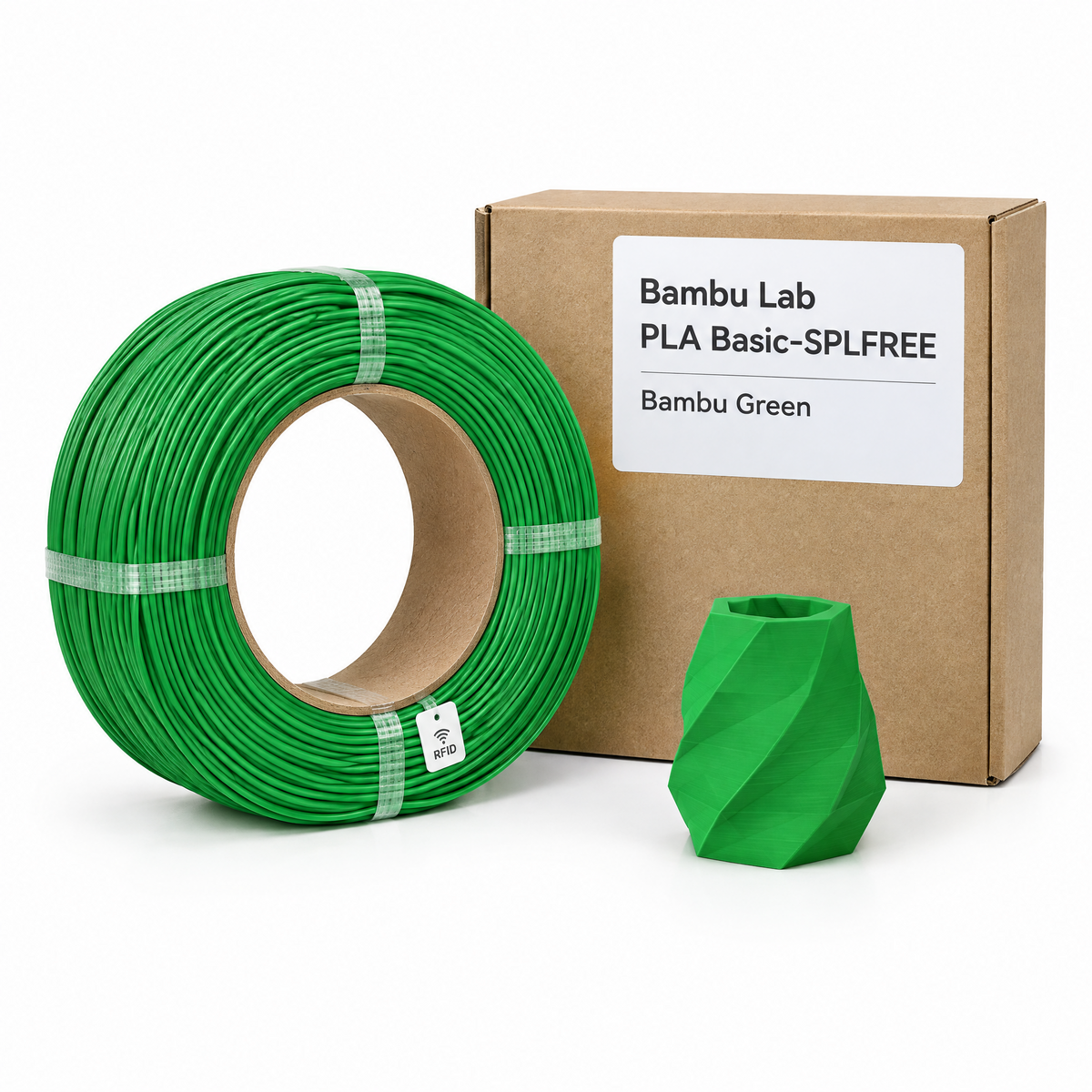 Filamento Bambu Lab PLA Basic 1.75mm 1kg | Recarga Sin Carrete (SPLFREE)