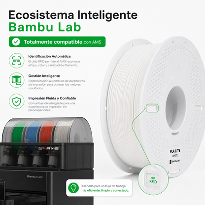 Filamento Impresora 3D Bambu Lab PLA Lite 1KG Multicolor