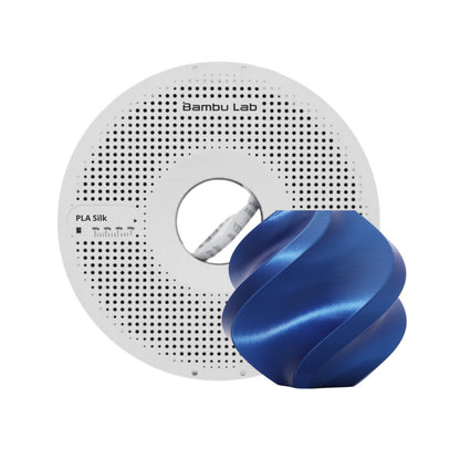 Filamento Bambu Lab PLA Silk + Azul 1kg