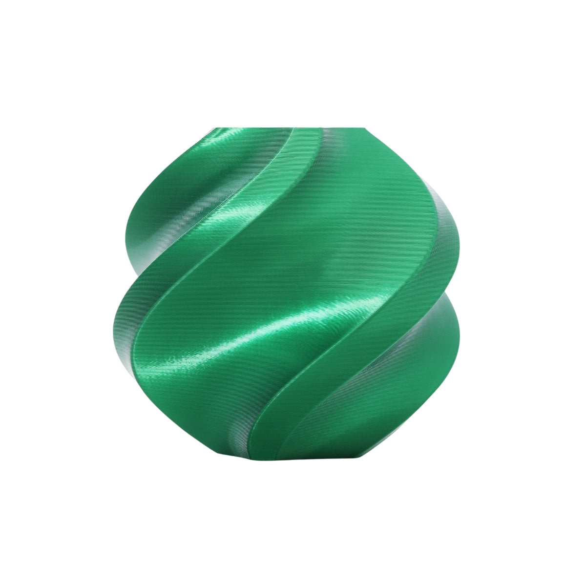 Filamento Bambu Lab PLA Silk + Verde Caramelo 1kg
