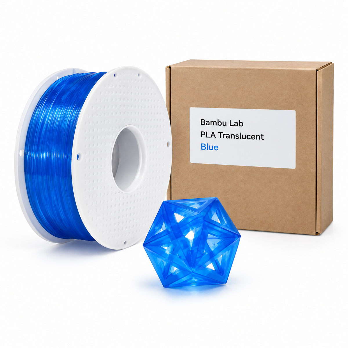 Filamento Bambu Lab PLA Translucent 1.75mm 1kg