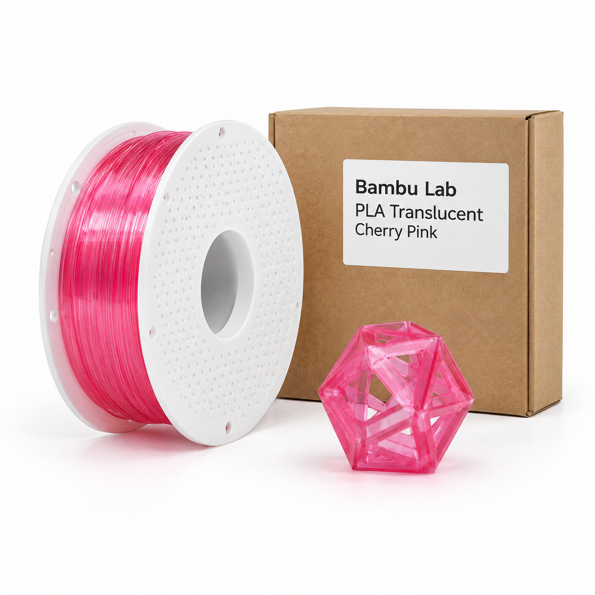 Filamento Bambu Lab PLA Translucent 1.75mm 1kg