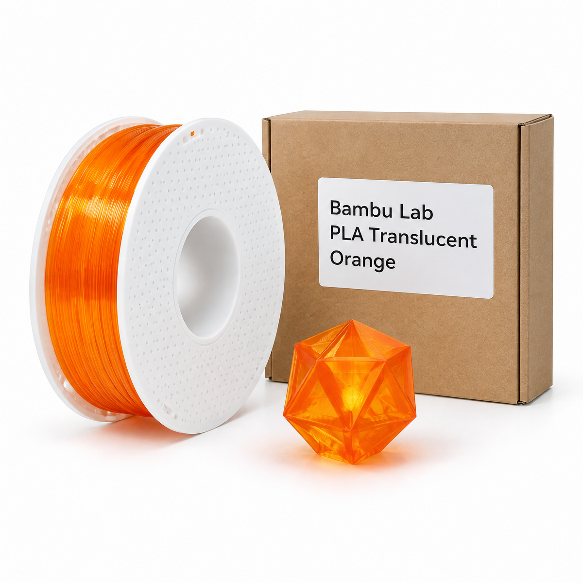 Filamento Bambu Lab PLA Translucent 1.75mm 1kg