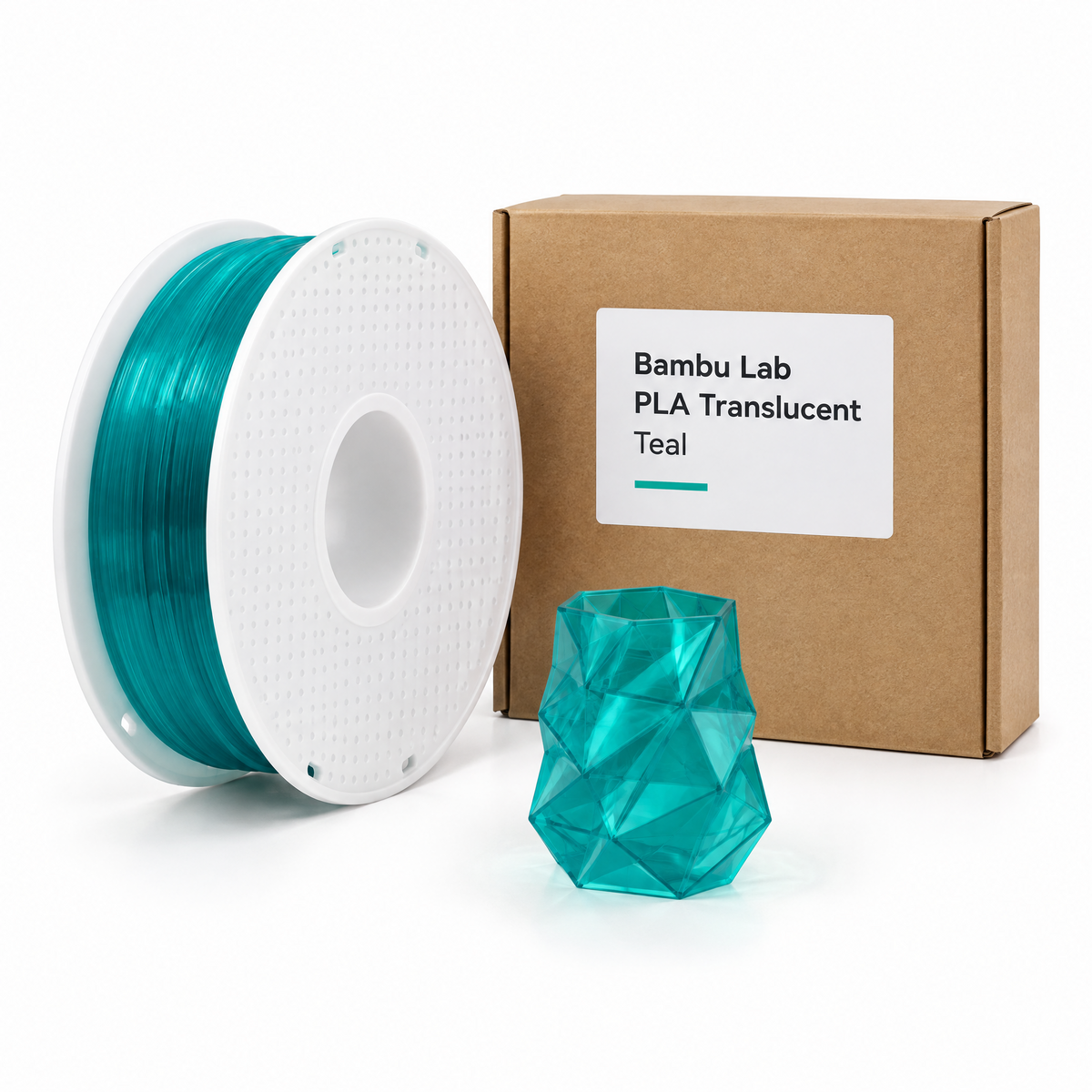 Filamento Bambu Lab PLA Translucent 1.75mm 1kg