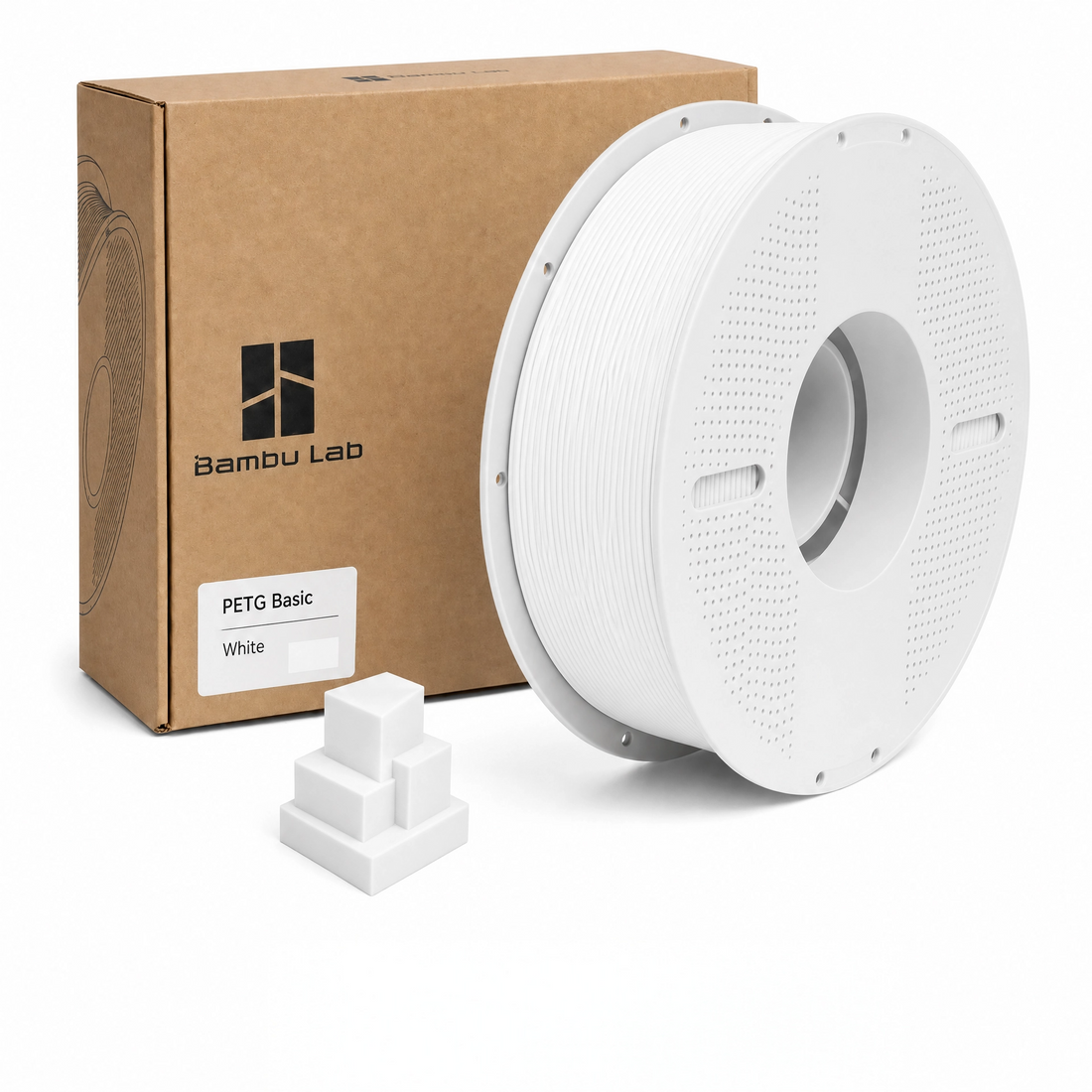 Bambu Lab PETG Basic Filamento 3D Resistente y Durable 1 kg 1.75 mm — detalle 1
