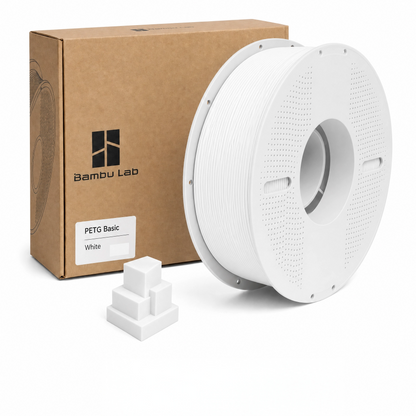 Bambu Lab PETG Basic Filamento 3D Resistente y Durable 1 kg 1.75 mm