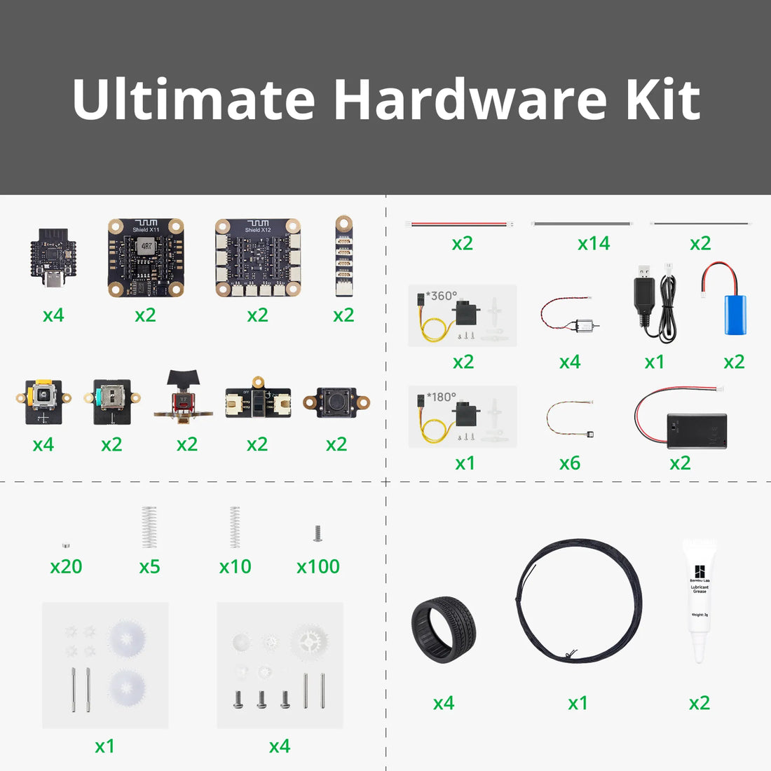 Kit CyberBrick Ultimate para Bambu 3D - Controla 2 Vehículos B-ZK003 Planeta3D — detalle 2