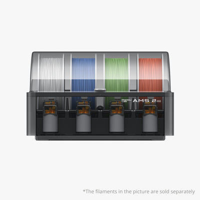 Bambu Lab AMS 2 Pro. Automatic Material System. 65°C Drying | Support Multi Colors/Materials 3D Printing. 65℃ Active Filament Drying. Filament Auto-loading