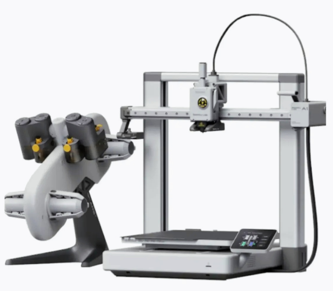 Impresora 3D Bambu Lab A1 Combo con AMS Lite Impresión Multicolor Alta Velocidad  ,Volumen de Construccion 256 x 256 x 256 mm