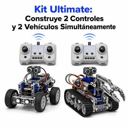 Kit CyberBrick Ultimate para Bambu 3D - Controla 2 Vehículos B-ZK003 Planeta3D
